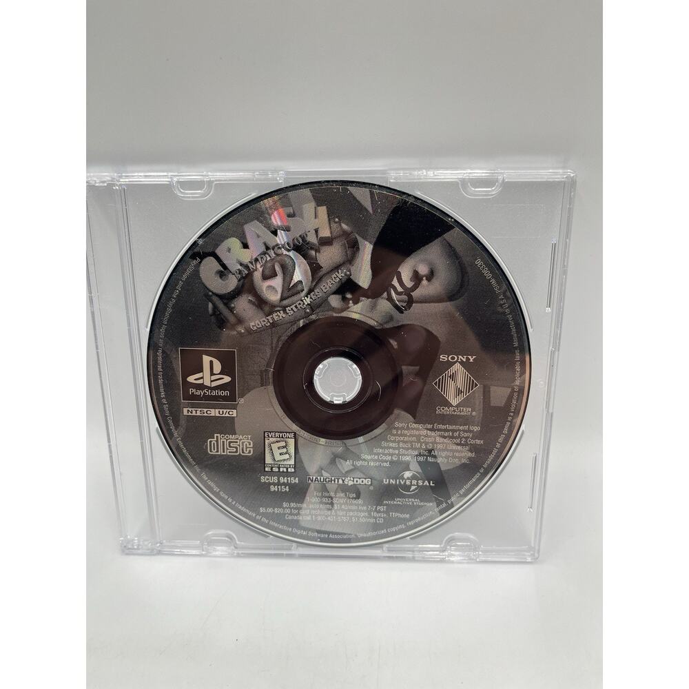Crash Bandicoot 2 Sony PlayStation 1 PS1 (Disc Only)